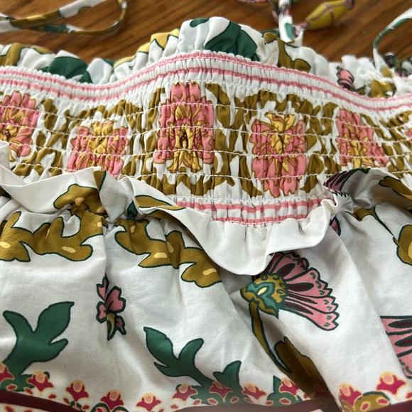 Sarah Hann by Anthropologie New With Tags babydoll tiered cotton top.Size Large. - Picture 3 of 12